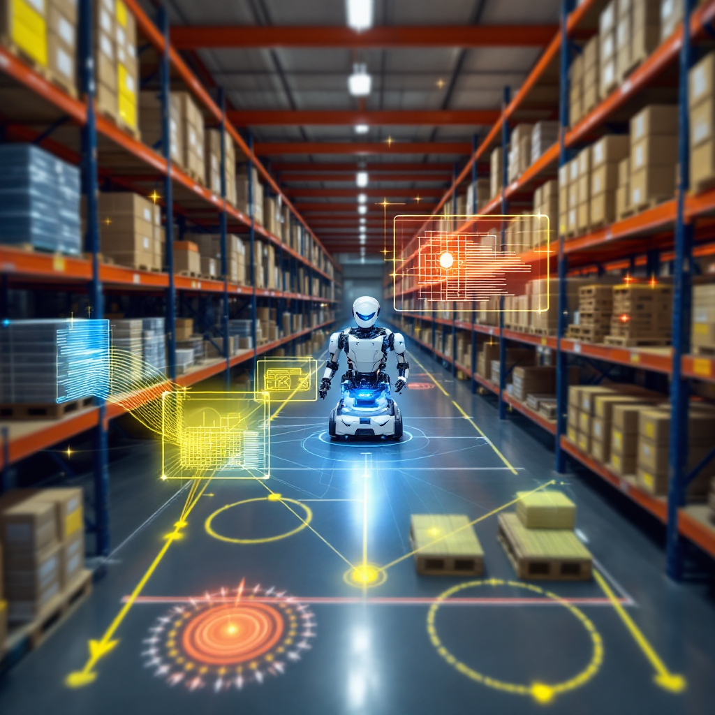 Computer Vision System for Warehouse Robot Navigation